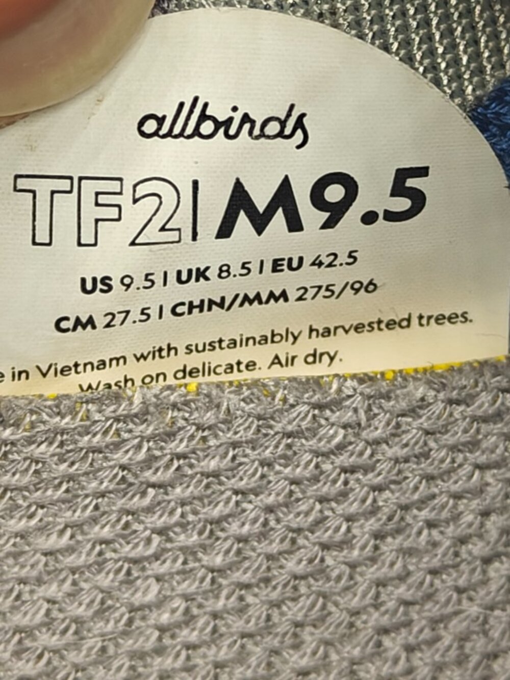 Allbirds Tree Flyer 2 Blue Running Shoes Lightweight Sneakers Men’s Size 9.5 - Picture 11 of 11
